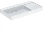 Geberit Waschtisch One 90x48,4cm, o &Uuml;, w K-Tec/Bl w, o. Hahnl.