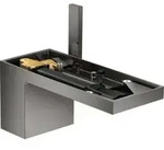 hansgrohe Waschtisch-Einhebelmischer 70 Axor MyEdition A 151mm, m Pus-Op-Abl, o Pl,