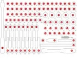 KS Tools Leere Schaumstoffeinlage zu 811.0095