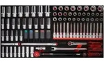 KS Tools 1/2" Steckschl&uuml;ssel-Satz in Schaumstoffeinlage, 86-tlg