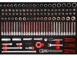 KS Tools 3/8" Steckschl&uuml;ssel-Satz in Schaumstoffeinlage, 124-tlg