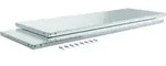 Fachboden B1700xT500mm Trgf.200kg STA silber verz.f.Gro&szlig;fachregal 2St./VE META