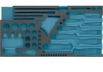 HAZET 2K-Weichschaum-Einlage 163-356L