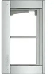 Legrand Rahmen u. Modultr&auml;ger Allmetal, 2 Module 350221