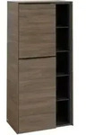 V&B Mittelschrank Subway 3.0 57,4x120x36,2cm, Sch L/Gr vo b, Ariz. Oa
