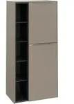 V&B Mittelschrank Subway 3.0 57,4x120x36,2cm, Sch R/Griff Alu gl, Tau