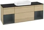 V&B Waschtischunterschrank Abdeckplatte bla m Finion 160x60cm, Reg md m lacquer, Oak