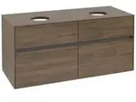 V&B Waschtischunterschrank Collaro 120x54,8x50cm, f 2 WT, Arizona Oak
