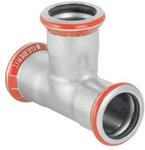 Geberit T-St&uuml;ck Mapress C-Stahl d= 15mm, egal, au&szlig;en verzinkt