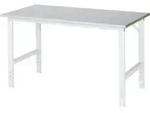 Rau Arbeitstisch Tom BxTxH 1500x800x760-1080mm, Stahlblech Arbeitsplatte