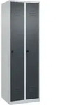 C+P Spind Classic PLUS, 2 Abteile, 1850x600x500mm, 7035/7016 Verschluss