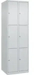 C+P Schlie&szlig;fachschrank Classic PLUS, 2 Abteile, 1850x600x500mm, 7035/7035 Innenh&ouml;he
