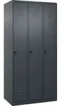 C+P Spind Classic PLUS, 3 Abteile, 1850x900x500mm, 7016/7016 Verschluss