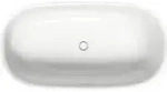 Duravit Badewanne Zencha 160x85x45,5cm, 1 RS, frei., matt-wei&szlig;