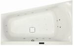 Hoesch Whirlpool iSensi Sechseck 1900x900 Reviva II, Wei&szlig;/verchromt/Motor re/li