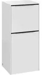 V&B Seitenschrank Subway 3.0 40x86x36,2cm, Sch R/Gr vo b, Brill. wh.