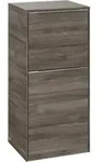 V&B Seitenschrank Subway 3.0 40x86x36,2cm, Sch L/Griff Alu gl, st. Oa