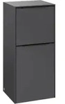 V&B Seitenschrank Subway 3.0 40x86x36,2cm, Sch R/Gr volc bla, graph.
