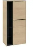 V&B Mittelschrank Subway 3.0 57,4x120x36,2cm, Sch R/Gr vo b, Nord Oa