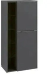 V&B Mittelschrank Subway 3.0 57,4x120x36,2cm, Sch R/Gr mon., graph.