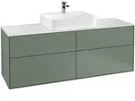 V&B Waschtischunterschrank Finion 160x60,3cm, Abd.-Pl. wh. m, Oli. m Lac