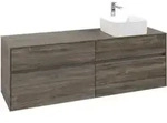 V&B Waschtischunterschrank Collaro 160x54,8x50cm, WT rechts, stone oak
