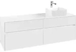 V&B Waschtischunterschrank Collaro 160x54,8x50cm, WT rechts, White Matt