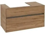 V&B Waschtischunterschrank Collaro 100x54,8x50cm, WT links, kansas oak