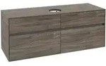 V&B Waschtischunterschrank Collaro 140x54,8x50cm, WT mittig, stone oak