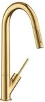 hansgrohe Sp&uuml;ltisch-Einhebelmischer 270 Axor Starck mit Ausziehbrause, brushed gold