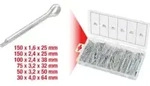 KS Tools Sortiment Splinte, 1,6x25,4mm-4,0x63,5mm, 555-teilig