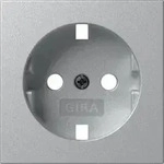 Gira Abdeckung SCHUKO-Steckdose F Alu 492026