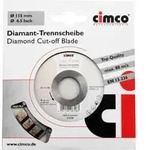 Cimco Diamanttrennscheibe D=125mm 208710
