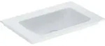 Geberit M&ouml;belwaschtisch One 75x48cm, o. Hahnl. + &Uuml;L, wei&szlig; KeraTect