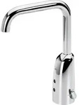 Hansa Infrarot-Waschtischarmatur HANSAELECTRA Batt, o. Abl-Garnitur, Ausl. 170mm, chr