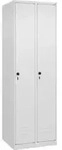 C+P Spind Classic PLUS, 2 Abteile, 1850x600x500mm, 9016/9016 Verschluss