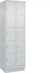 C+P Schlie&szlig;fachschrank Classic PLUS, Sockel, 2 Abteile, 1950x600x500mm, 7035/703