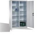 C+P Werkzeugschrank mit Dreht&uuml;ren, innen 10 F&auml;cher, H1950xB1200xT500mm Front
