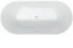 Duravit Badewanne oval DuraSenja 150x75x58,5cm, w, frei., RS 2, m FG+A&Uuml;L