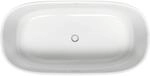 Duravit Badewanne Zencha 180x90x45,5cm, 2 RS, frei., matt-wei&szlig;
