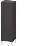 Duravit Halbhochschrank L-Cube 40x36,3x132cm, T&uuml;r li, graphit supermatt