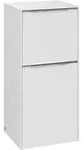 V&B Seitenschrank Subway 3.0 40x86x36,2cm, Scha R/Griff Alu gl, P wh.