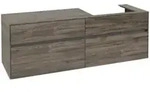 V&B Waschtischunterschrank Collaro 160x54,8x50cm, WT rechts, stone oak