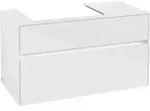 V&B Waschtischunterschrank Collaro 100x54,8x50cm, WT links, glossy white