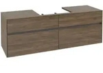 V&B Waschtischunterschrank Collaro 160x54,8x50cm, WT mittig, arizona oak