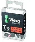 Bit 851/1 IMP DC PH3 L.25mm 1/4 Zoll C6,3 Impaktor,DC Box m.10 Bits WERA