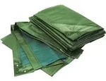 RAINEXO Abdeckplane, 150g/qm, 2x3m, gr/bl