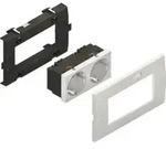 HKL Zweifachsteckdoseneinheit weiss KES-2.3.3