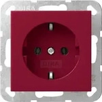 Gira SCHUKO-Steckdose System 55 Rot 4455108