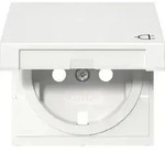 Gira Abdeckung SCHUKO-Steckdose KD Reinwei&szlig; m 492227